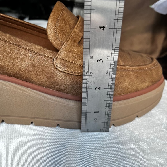 Dr. Scholl’s Platform Loafers Women Size 10 Tan - Picture 11 of 11